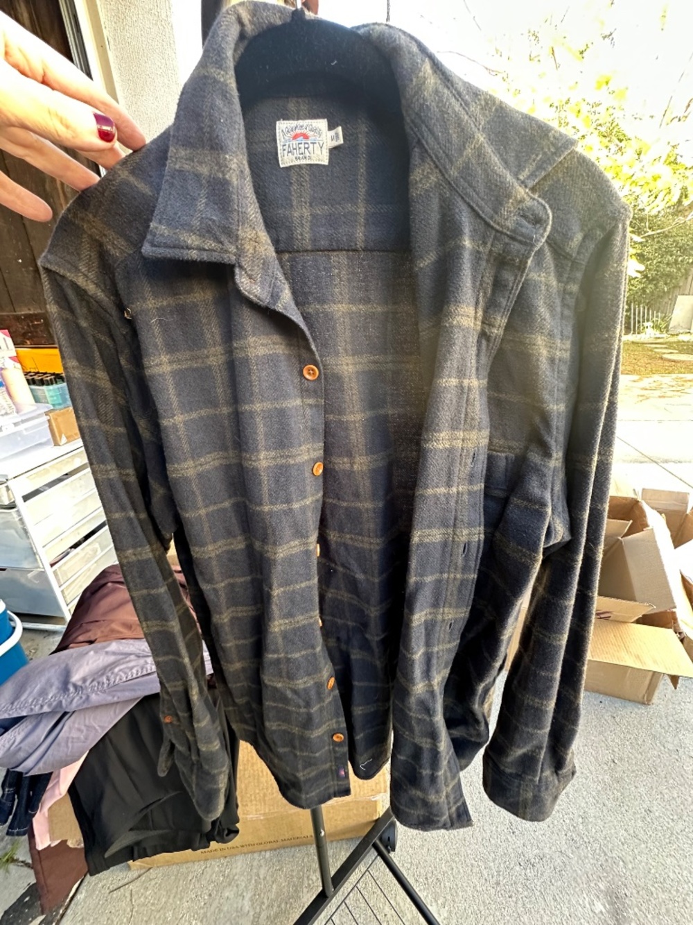FAHERTY PLAID SHIRT